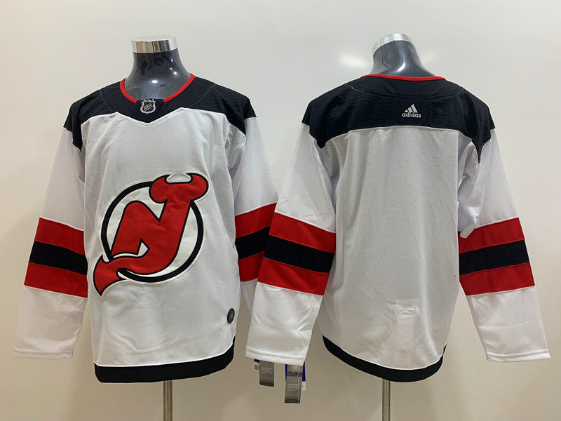 Men's New Jersey1 Devils White Away Primegreen Authentic Blank Jersey1 sports jersey product view 1