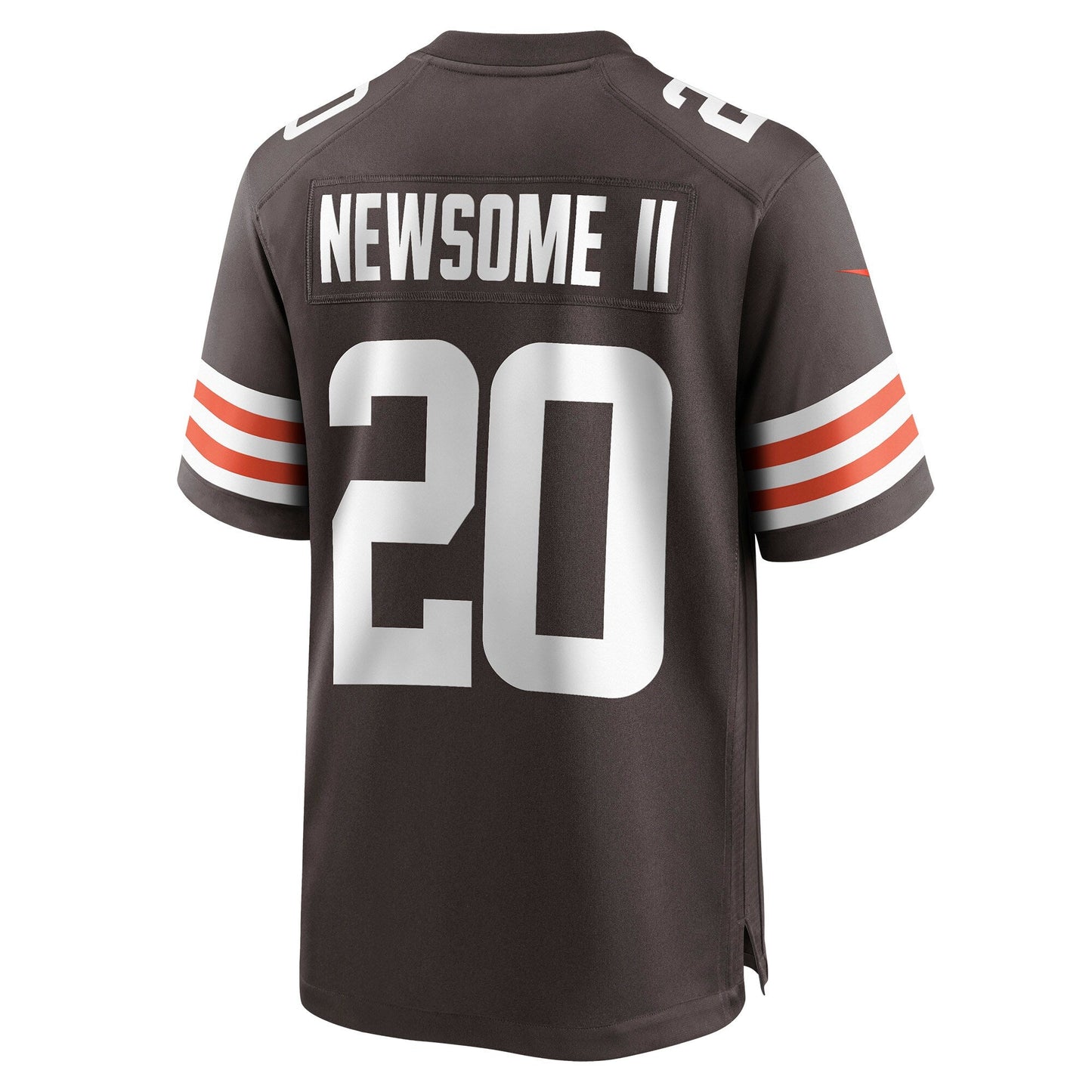 Greg Newsome II Cleveland Browns Game Jersey - Brown football jersey product view 3