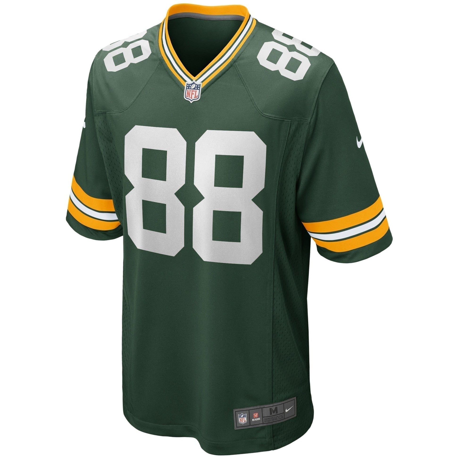 Jermichael Finley Green Bay Packers Game Retired Jersey - Green football jersey product view 2