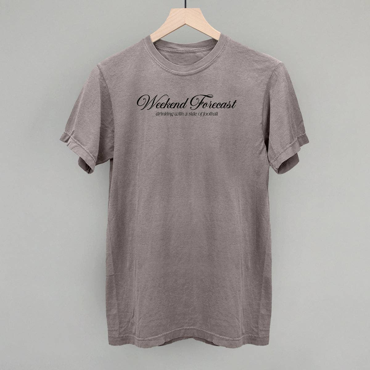 Weekend Forecast (Drinking & Football) Unisex T-shirt, Sweatshirt, Hoodie, Long Sleeve Tee - T-Shirt, Sweatshirt, Hoodie