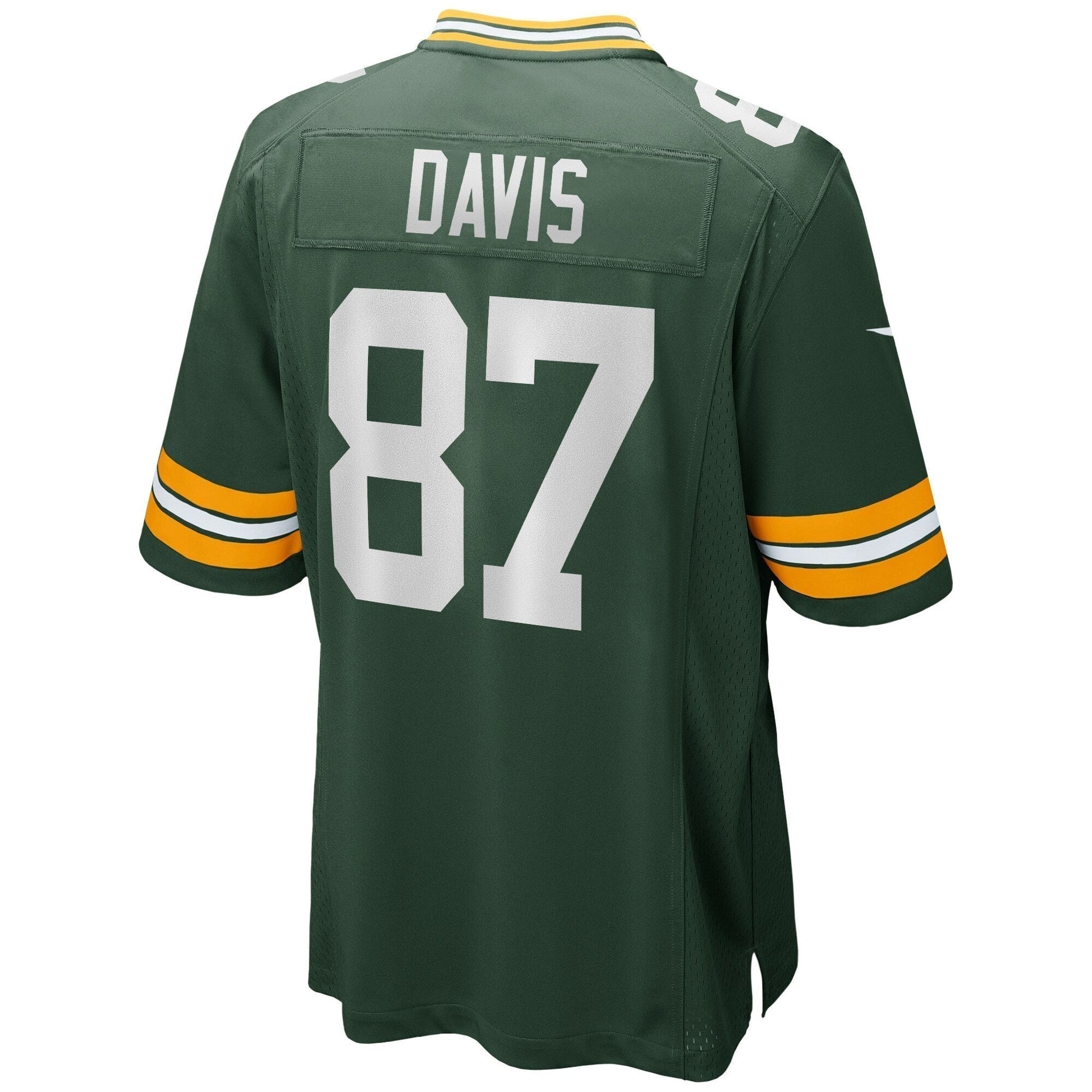 Willie Davis Green Bay Packers Game Retired Jersey - Green football jersey product view 3