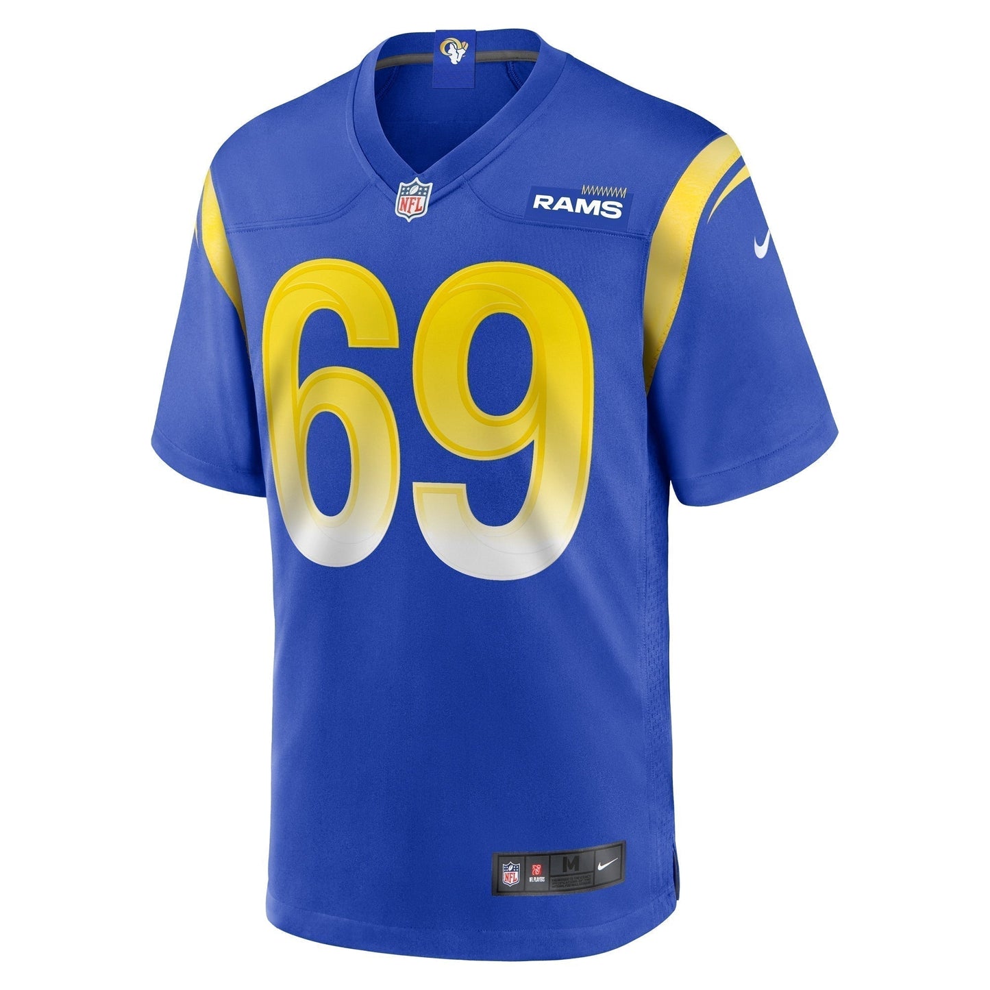 Kevin Dotson Los Angeles Rams Game Jersey - Royal football jersey product view 2