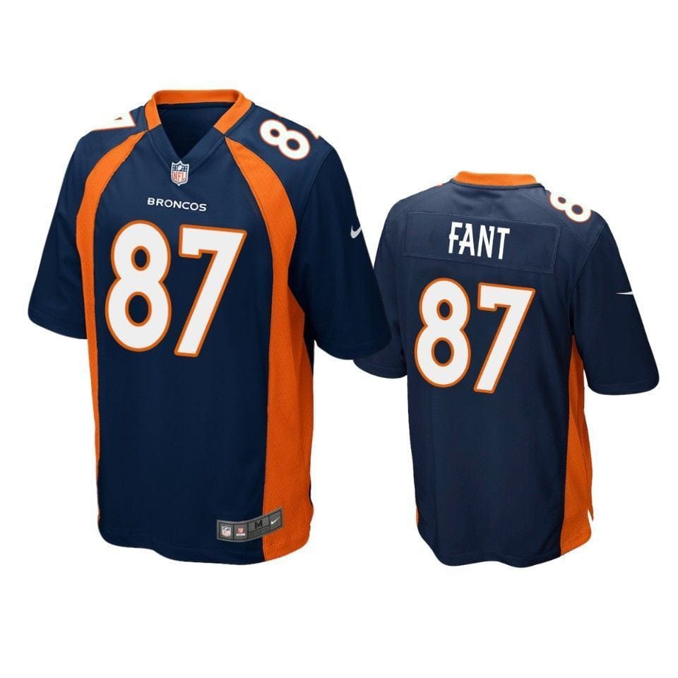 Noah Fant Denver Broncos Jersey football jersey product view 1