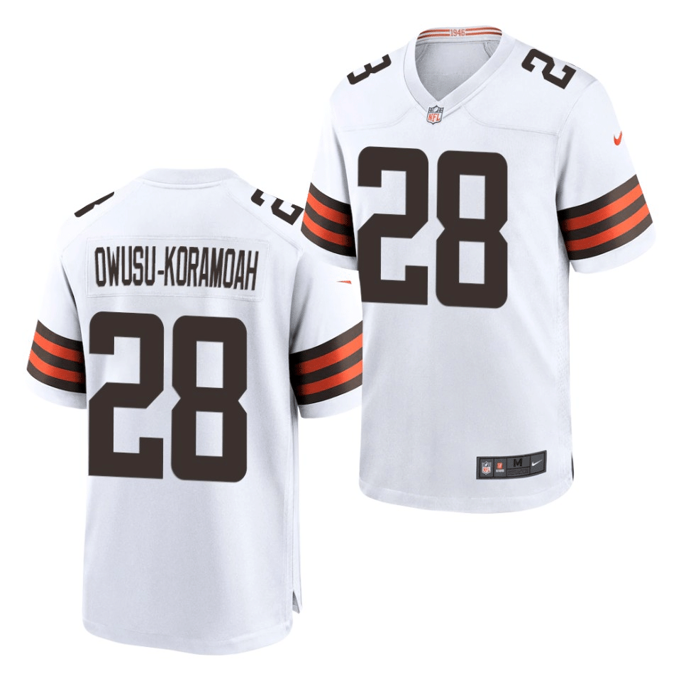 Jeremiah Owusu Koramoah Cleveland Browns Jersey football jersey product view 1