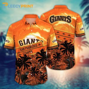San Francisco Giants MLB Palm Tree Shoreline Aloha Shirt Unisex T-shirt, Sweatshirt, Hoodie, Long Sleeve Tee - T-Shirt, Sweatshirt, Hoodie