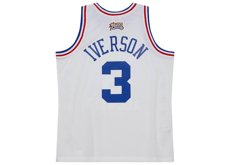 Allen Iverson 2003 All-Star Swingman Jersey basketball jersey product view 2