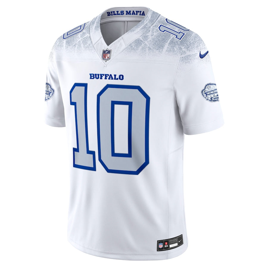 Men's Buffalo Bills Khalil Shakir White 2025 Rivalries Collection F.U.S.E. VaporLimited Stitched Jersey football jersey product view 2