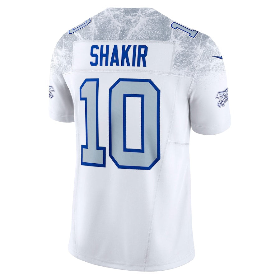 Men's Buffalo Bills Khalil Shakir White 2025 Rivalries Collection F.U.S.E. VaporLimited Stitched Jersey football jersey product view 3