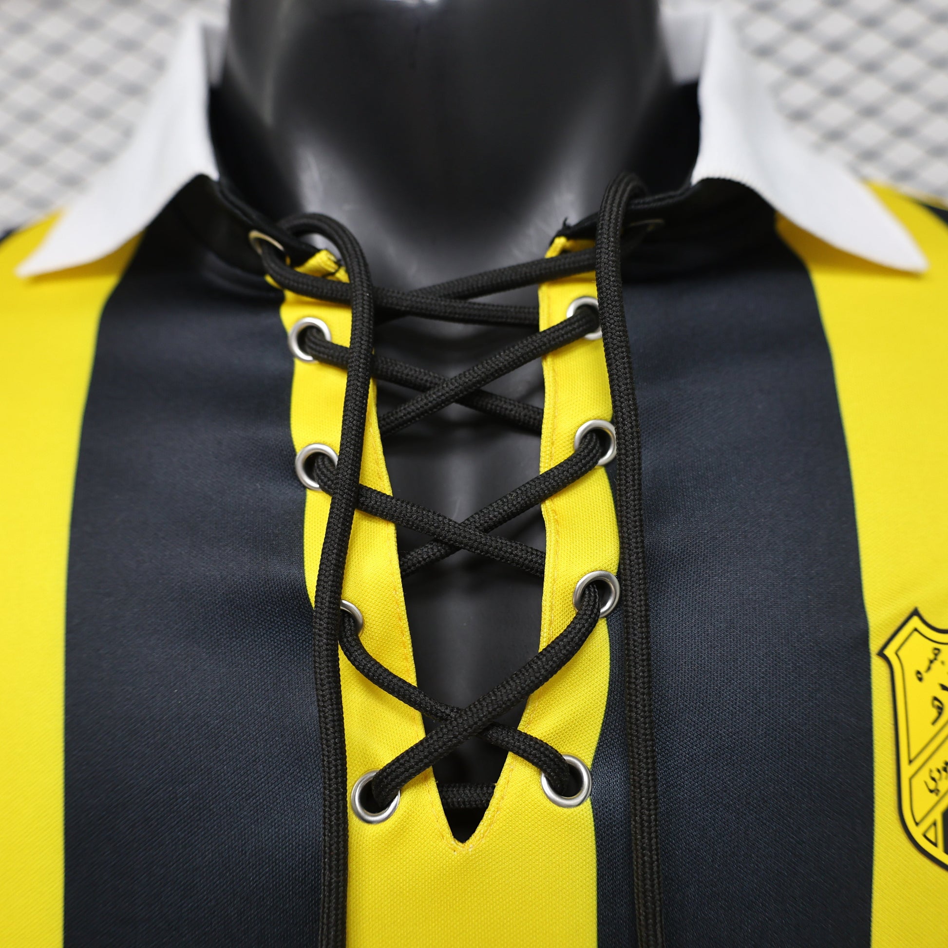 2026 Jeddah (Yellow) Player Version Jersey (Long Sleeve) sports jersey product view 3