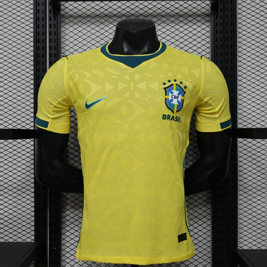 2026 Brazil Home Player Version Jersey (1:1 Authentic Stitching) sports jersey product view 1