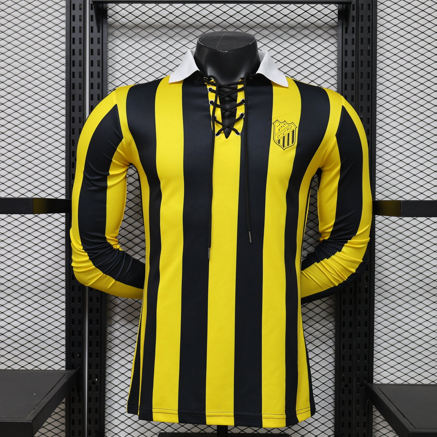 2026 Jeddah (Yellow) Player Version Jersey (Long Sleeve) sports jersey product view 1