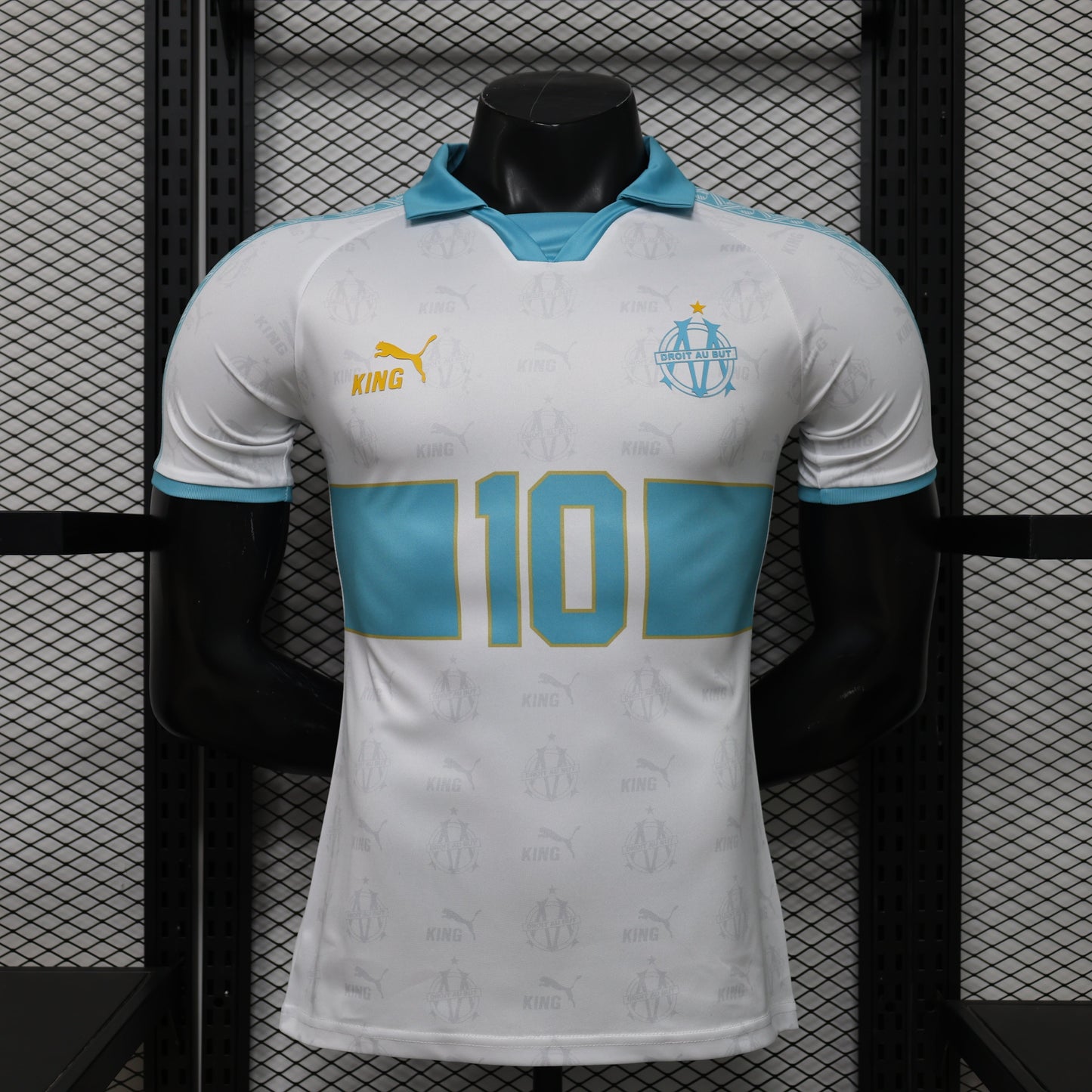 2026 Marseille Retro Casual Player Version Jersey sports jersey product view 1