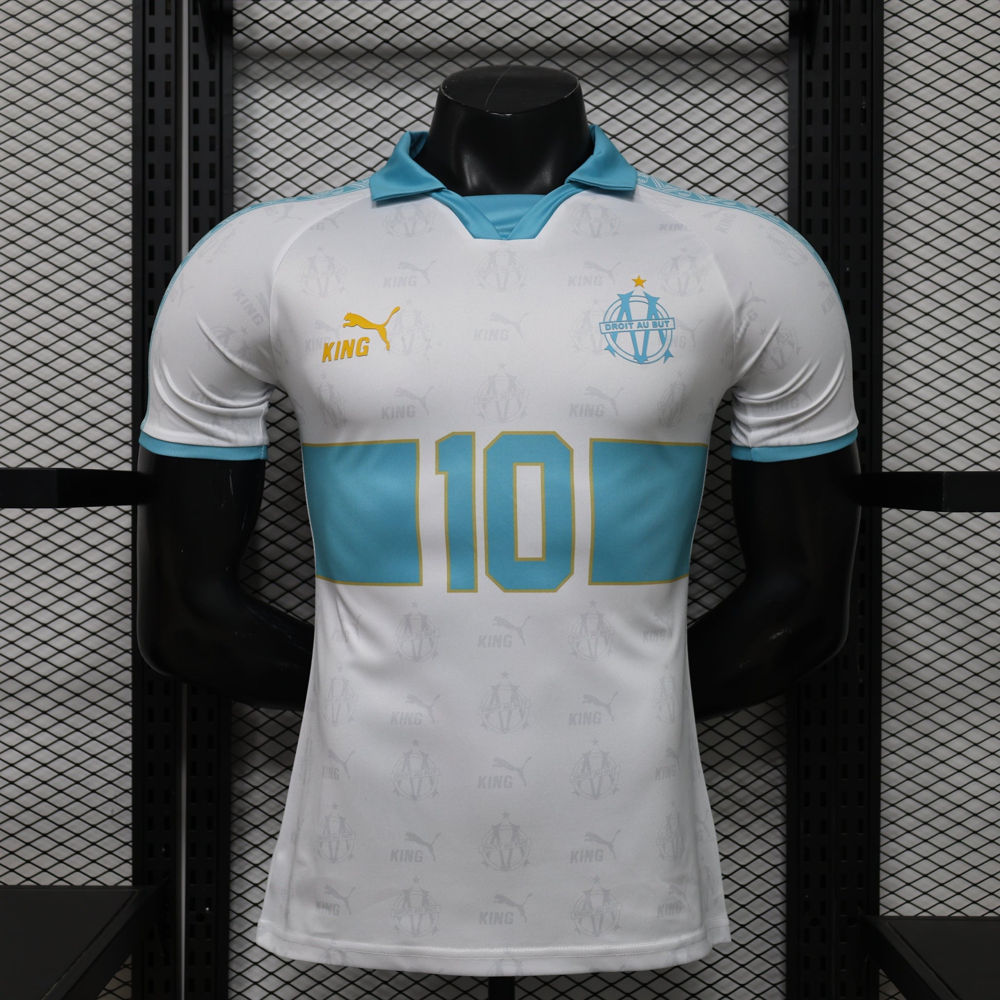 2026 Marseille Retro Casual Player Version Jersey sports jersey product view 1