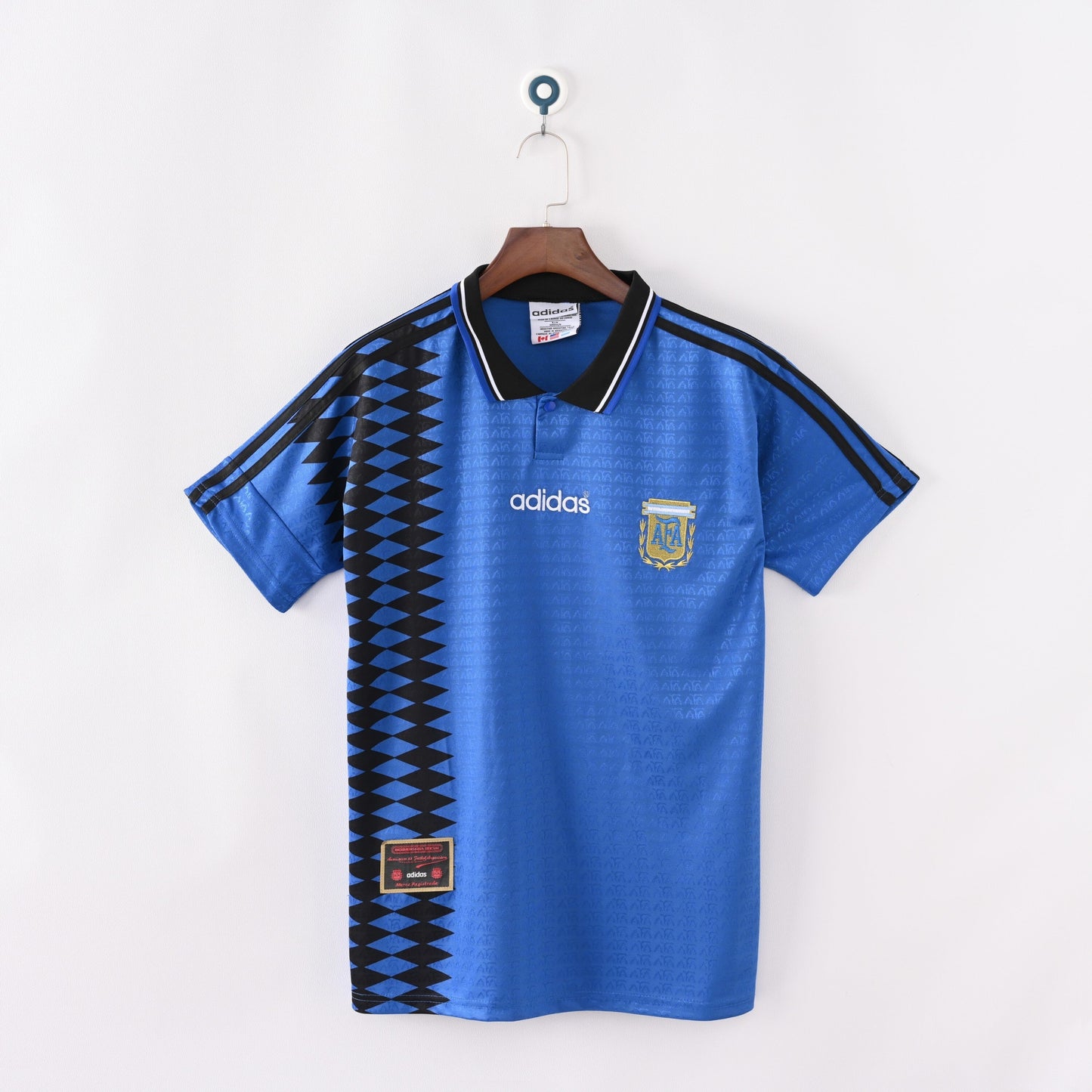 1994 Argentina Away Game sports jersey product view 1