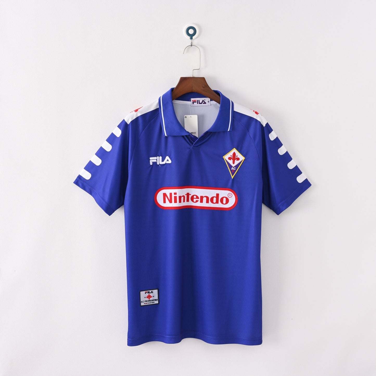 1998/99 Fiorentina Home Stadium sports jersey product view 1
