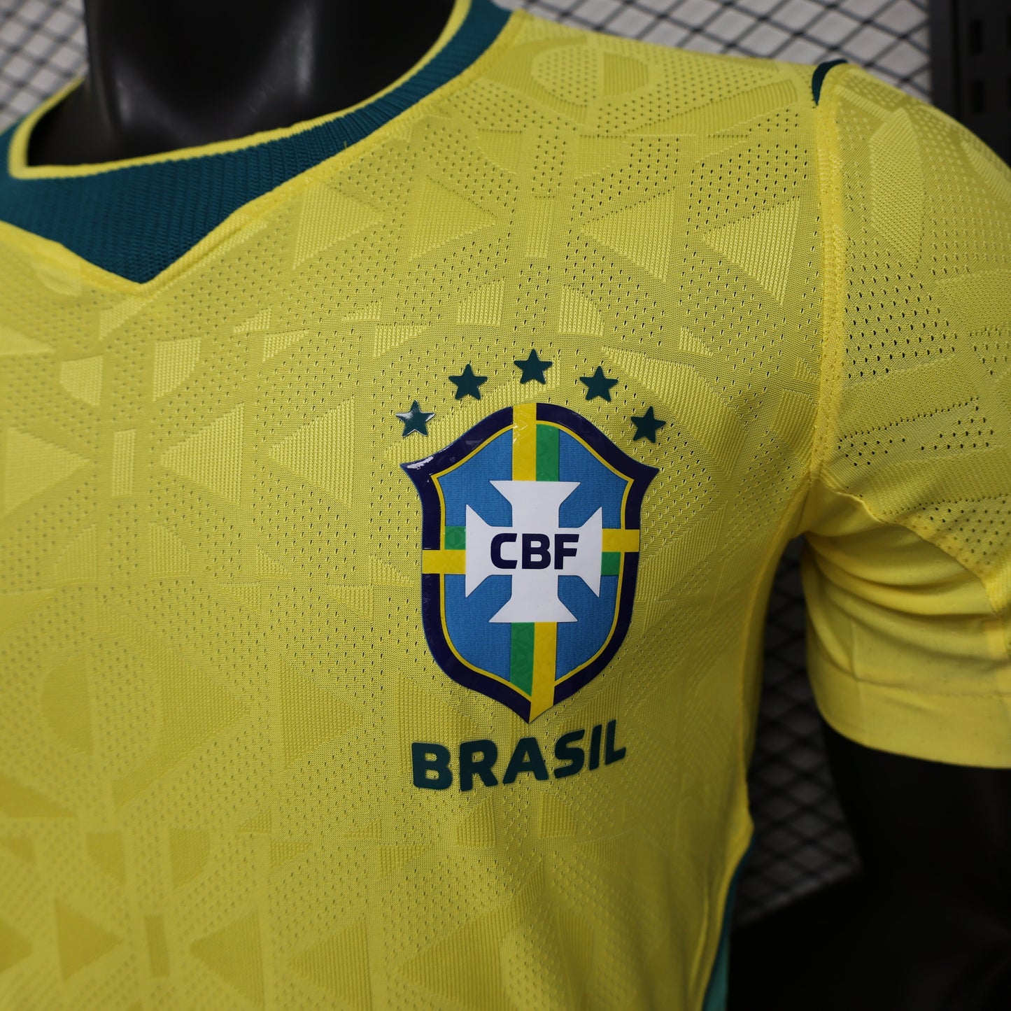 2026 Brazil Home Player Version Jersey (1:1 Authentic Stitching) sports jersey product view 3