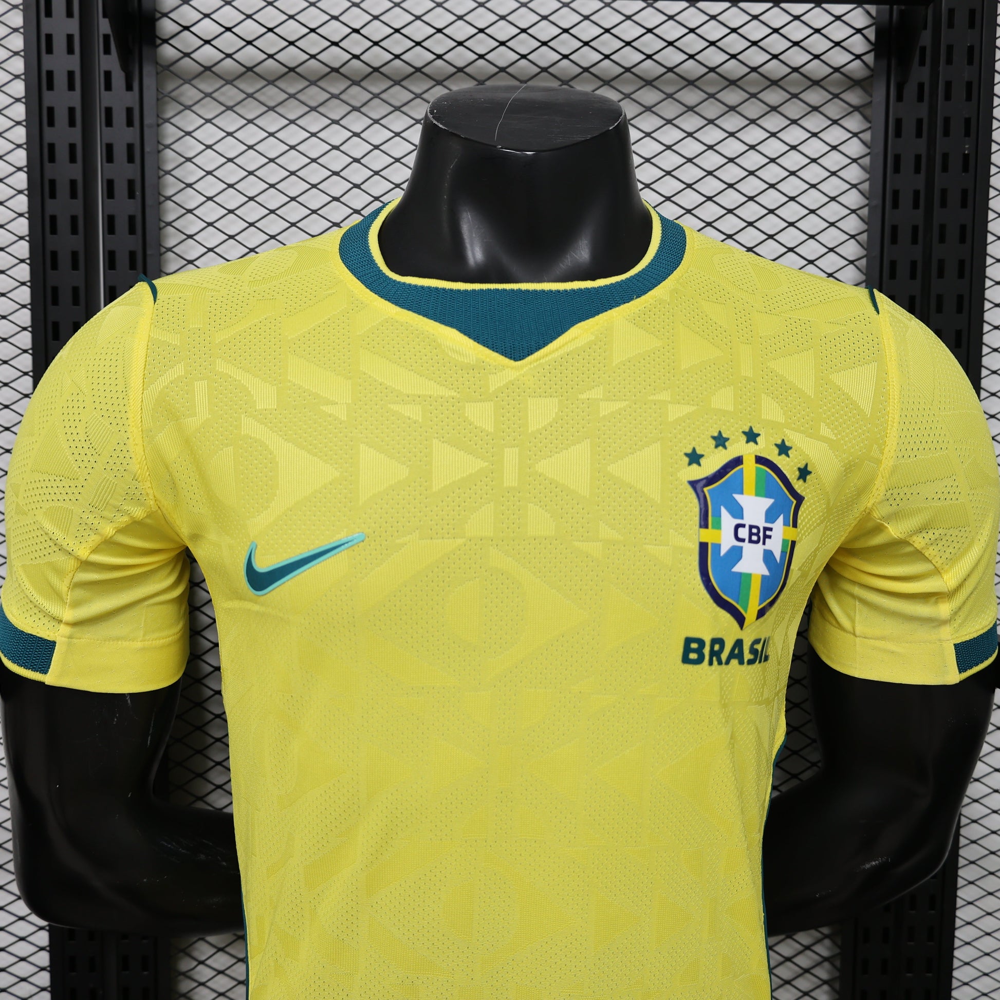 2026 Brazil Home Player Version Jersey (1:1 Authentic Stitching) sports jersey product view 2