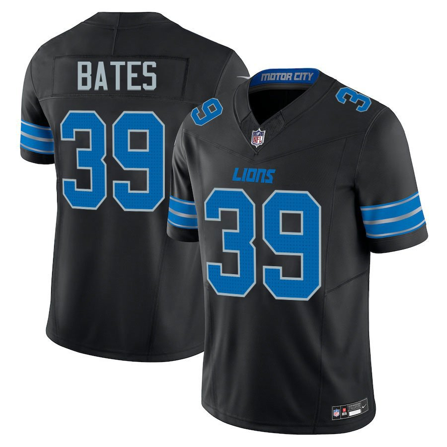 Detroit Lions #39 Jake Bates Black Limited Stitched Jersey football jersey product view 1