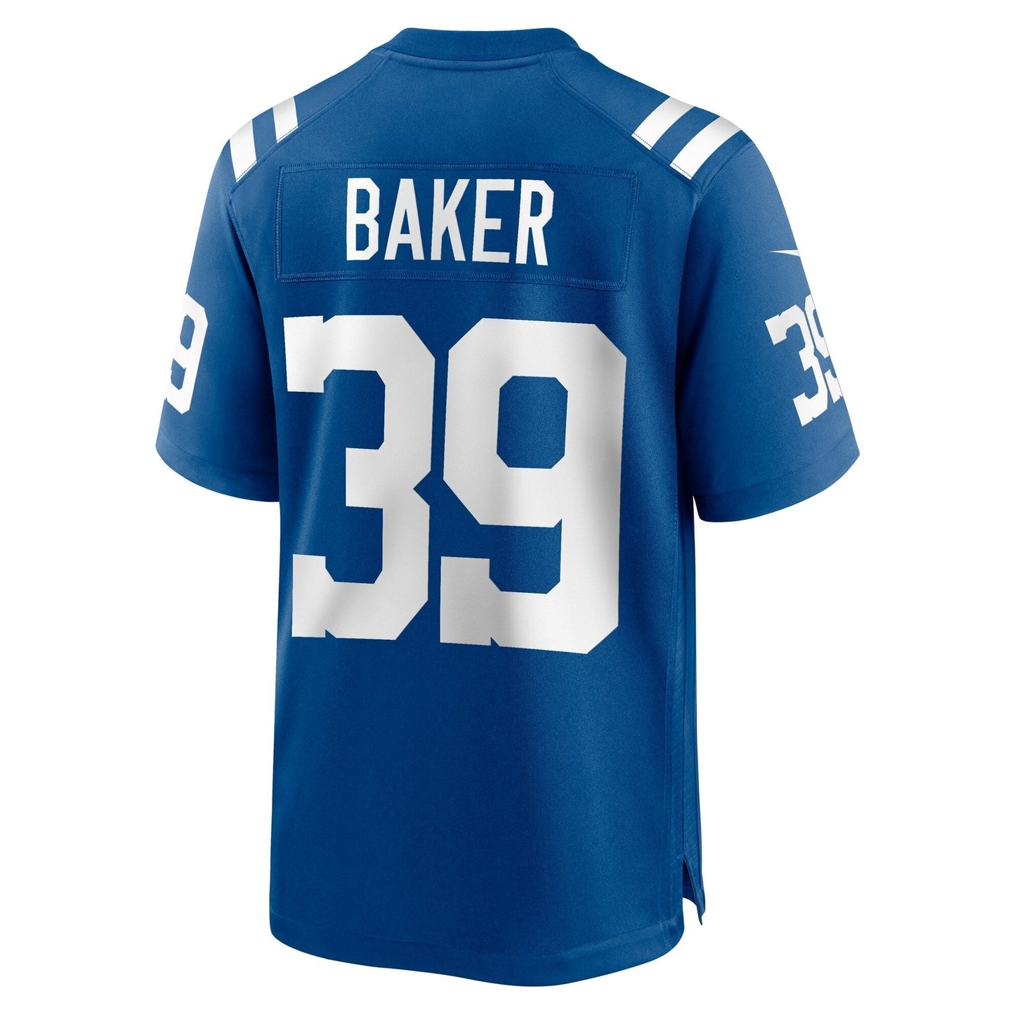 Darrell Baker Jr Indianapolis Colts Team Game Jersey - Royal football jersey product view 3