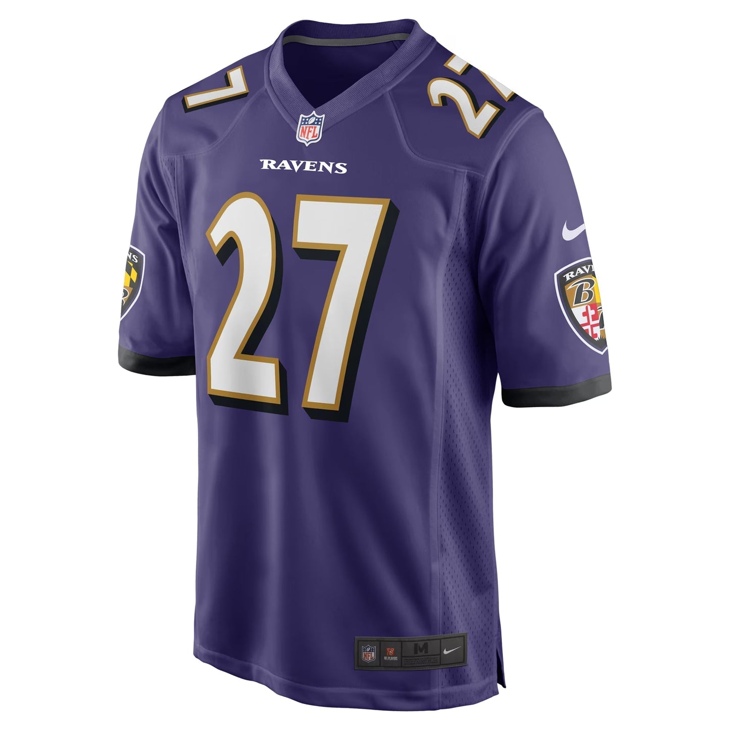 Baltimore Ravens T.J. Tampa Purple Team Game Jersey football jersey product view 2