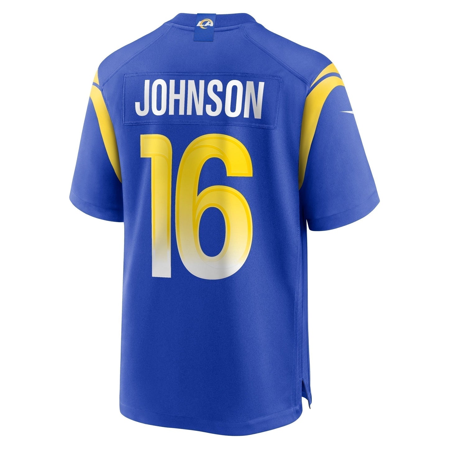 Tyler Johnson Los Angeles Rams Team Game Jersey - Royal football jersey product view 3