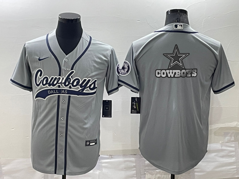 Men's Dallas Cowboys Gray Game Jersey1 football jersey product view 1