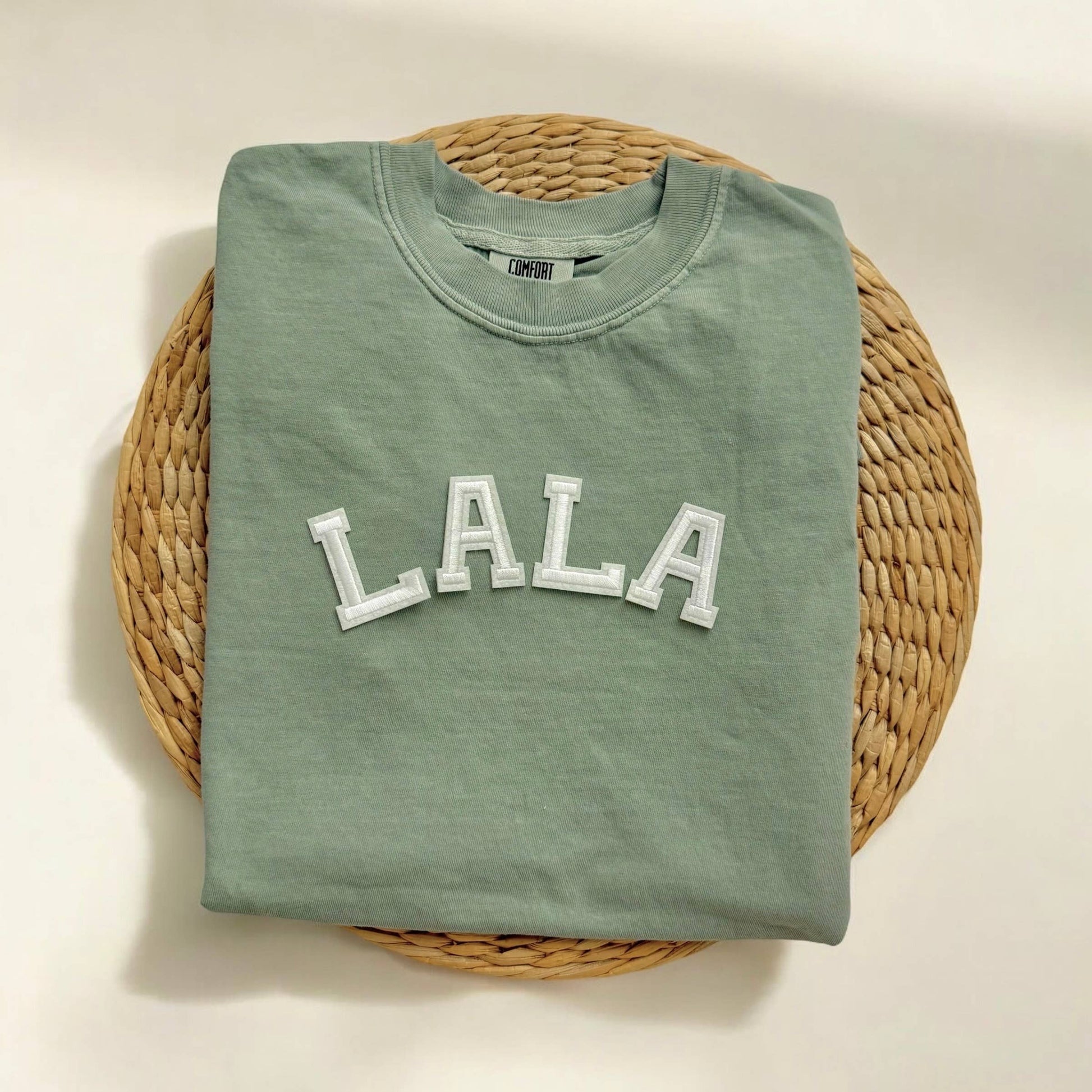 Comfort Colors Lala Shirt, Grandma Gift Ideas Unisex T-shirt, Sweatshirt, Hoodie, Long Sleeve Tee - T-Shirt, Sweatshirt, Hoodie