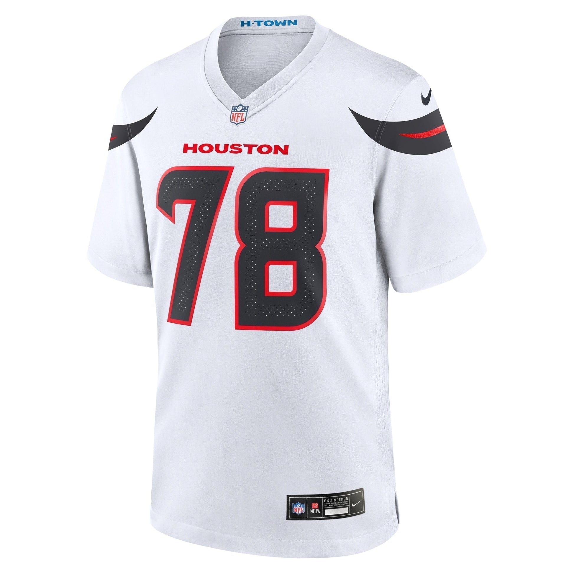 Laremy Tunsil Houston Texans Game Jersey - White football jersey product view 2