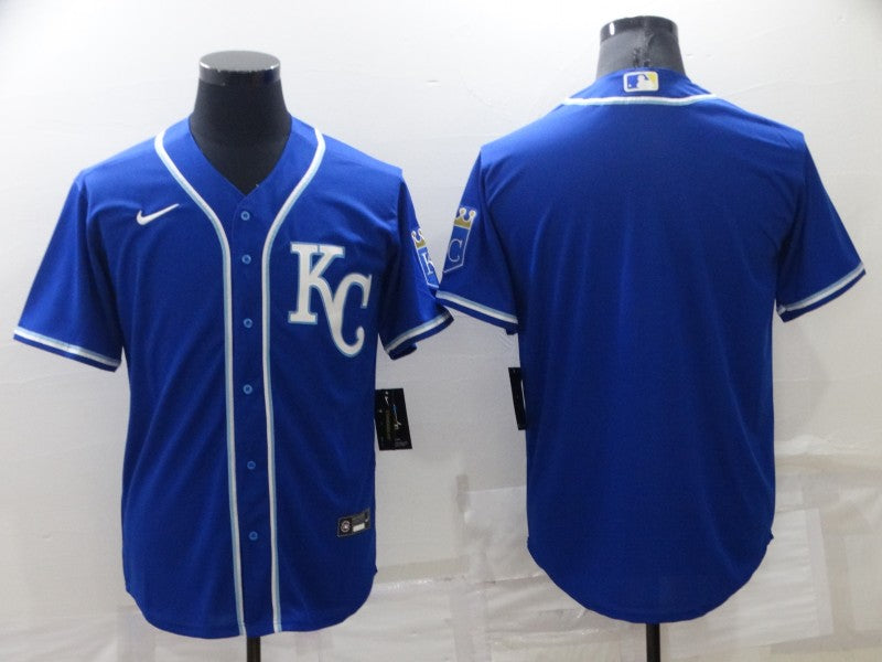 Men's Kansas City Royals Royal Alternate Replica Blank Jersey1 baseball jersey product view 1