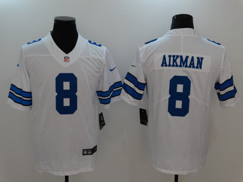 Men's Dallas Cowboys Troy Aikman White Game Jersey football jersey product view 1