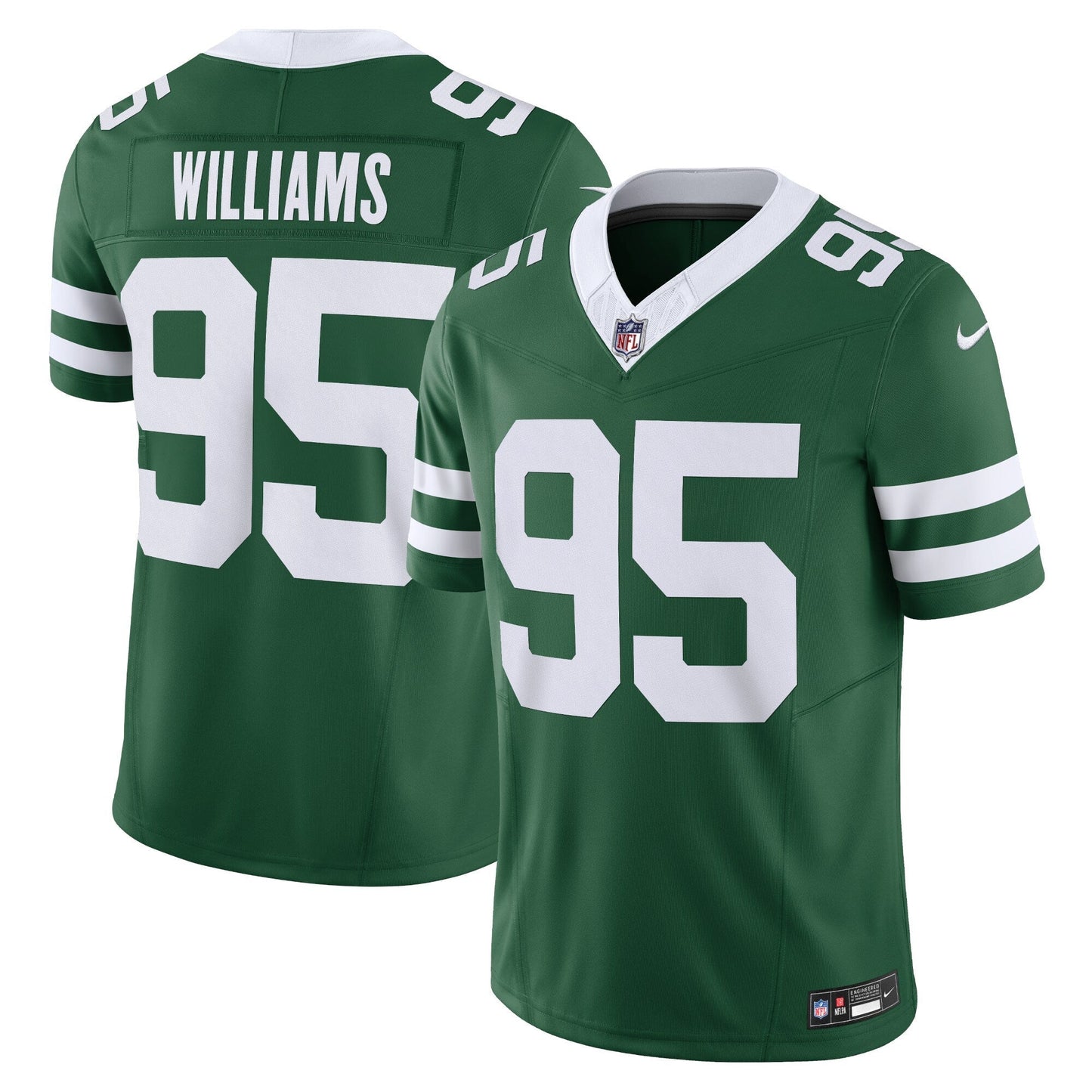 Quinnen Williams New York Jets Vapor F.U.S.E. Limited Jersey - Legacy Green football jersey product view 1