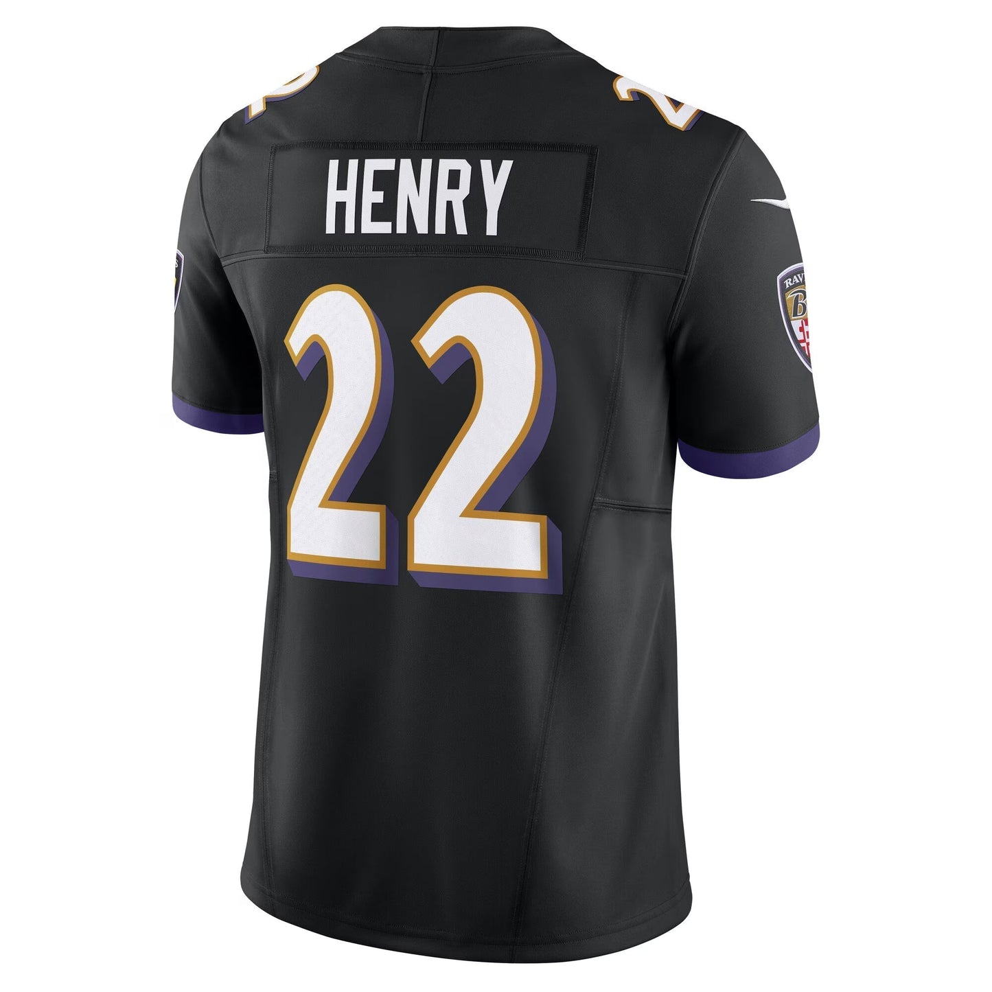 Baltimore Ravens Derrick Henry Black Vapor F.U.S.E. Limited Jersey football jersey product view 3