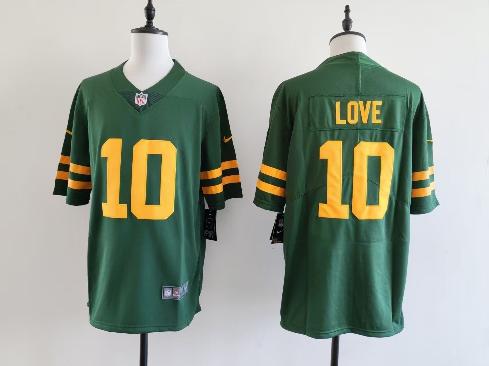 Men's Green Bay Packers Jordan Love Jersey football jersey product view 1