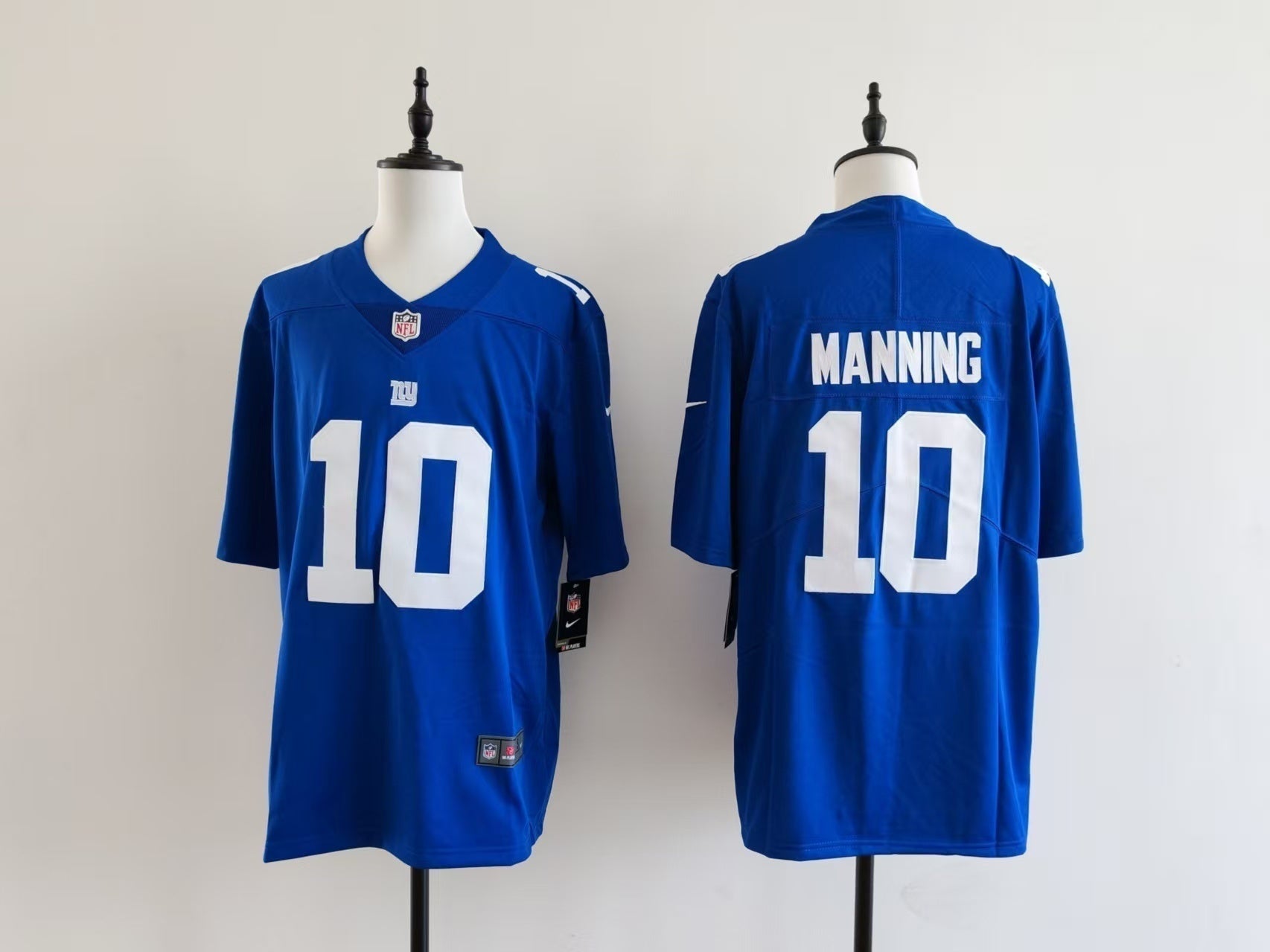 Men's New York Giants Eli Manning Jersey-Blue football jersey product view 1