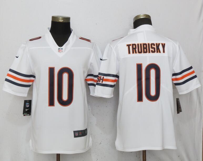 Men's Chicago Bears Mitchell Trubisky Jersey-White football jersey product view 1