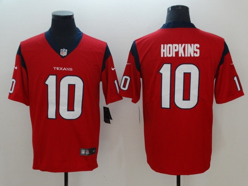 Men's Houston Texans DeAndre Hopkins Jersey-Red football jersey product view 1