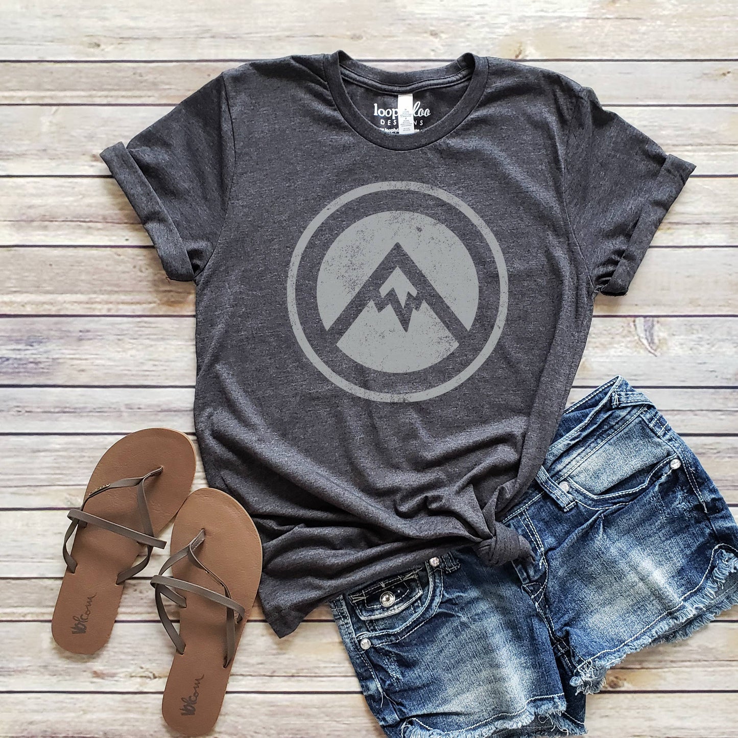 Mountain Tee | Outdoor | Sizes XS-2XL Unisex T-shirt, Sweatshirt, Hoodie, Long Sleeve Tee - T-Shirt, Sweatshirt, Hoodie