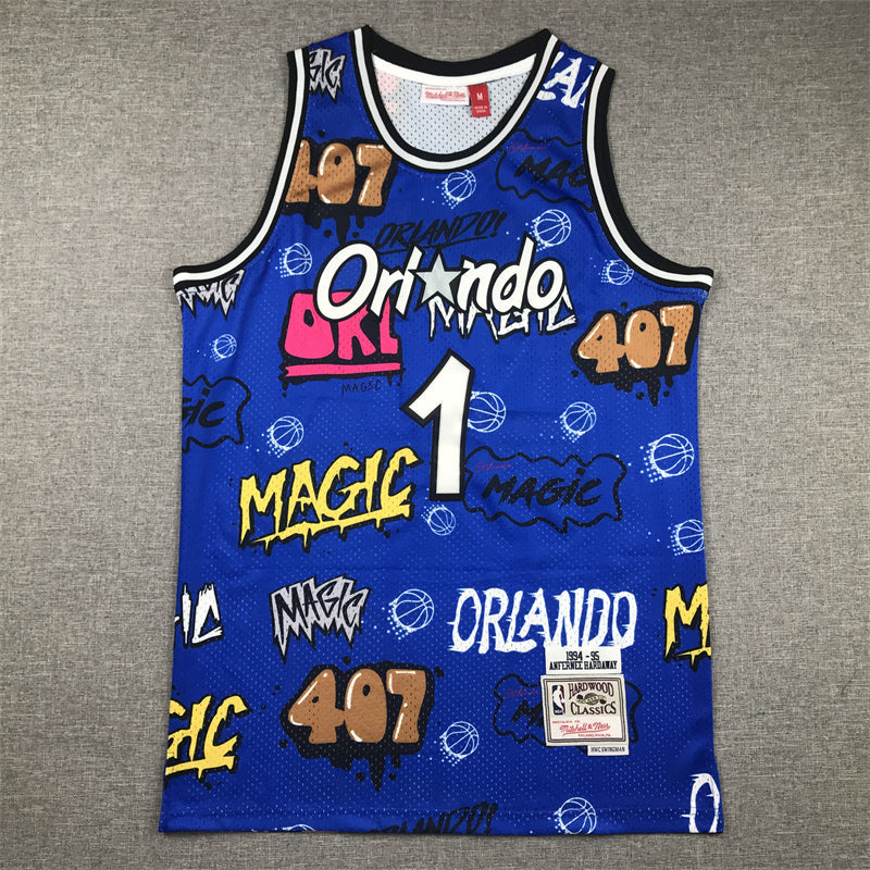 Magic #1 Graffiti Jersey basketball jersey product view 1