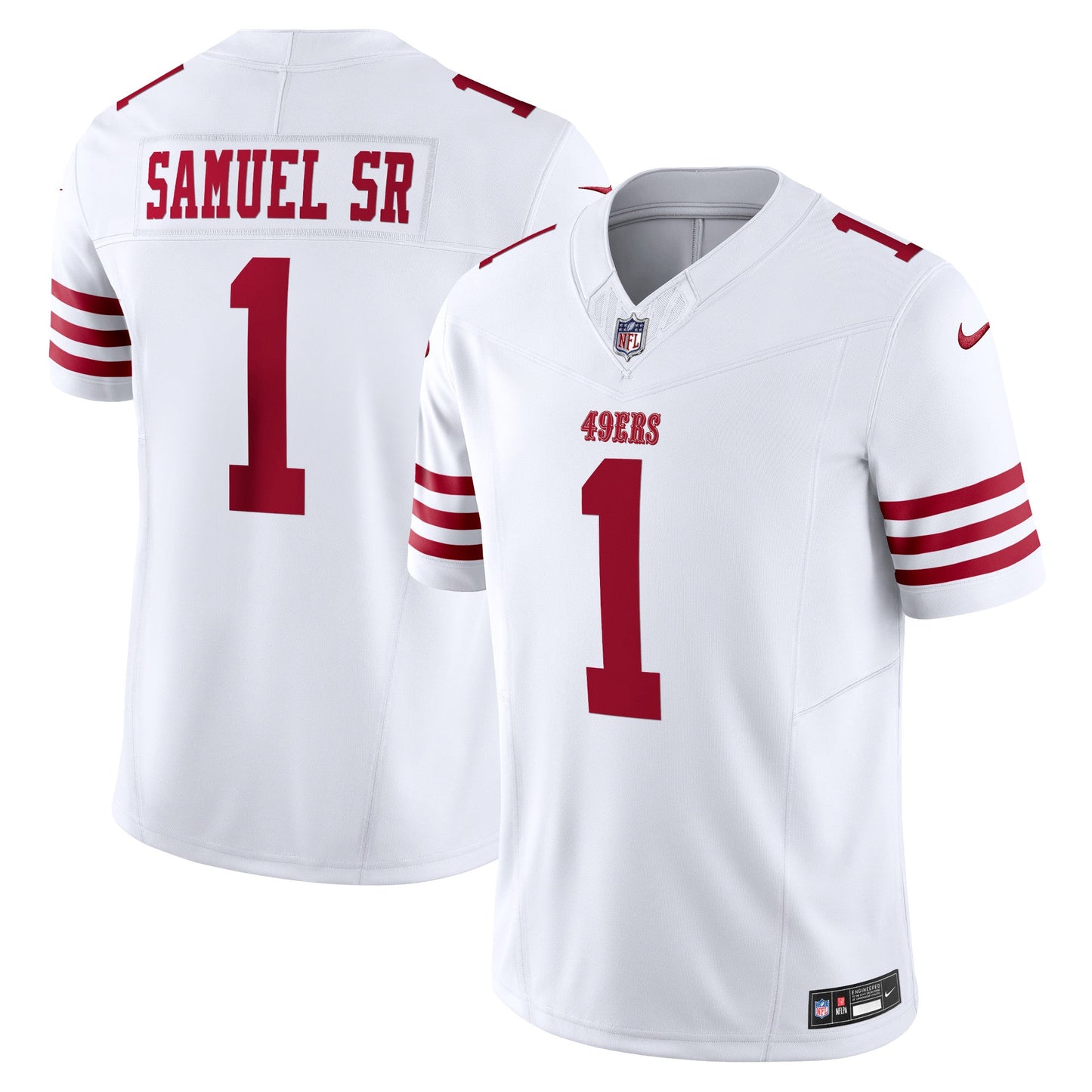 Deebo Samuel Sr San Francisco 49ers Vapor F.U.S.E. Limited Jersey - White football jersey product view 1