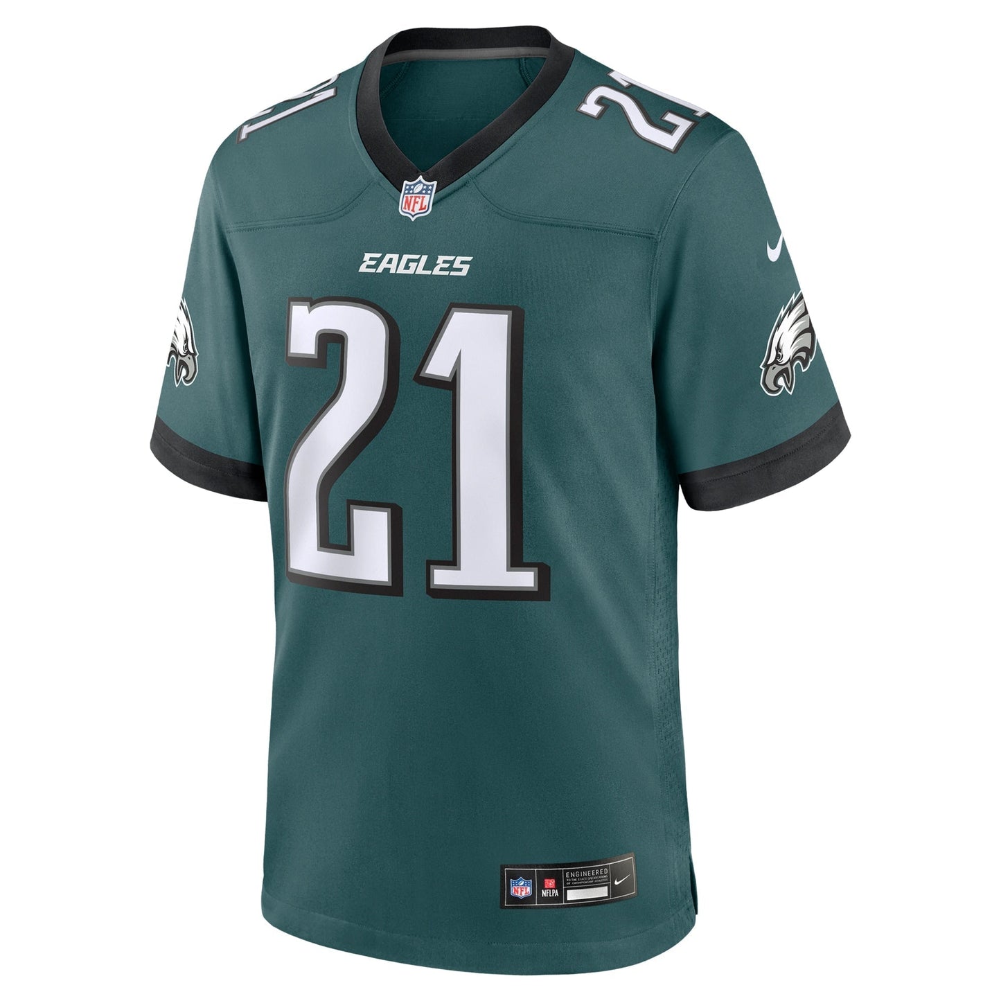 Sydney Brown Philadelphia Eagles Team Game Jersey - Midnight Green football jersey product view 2