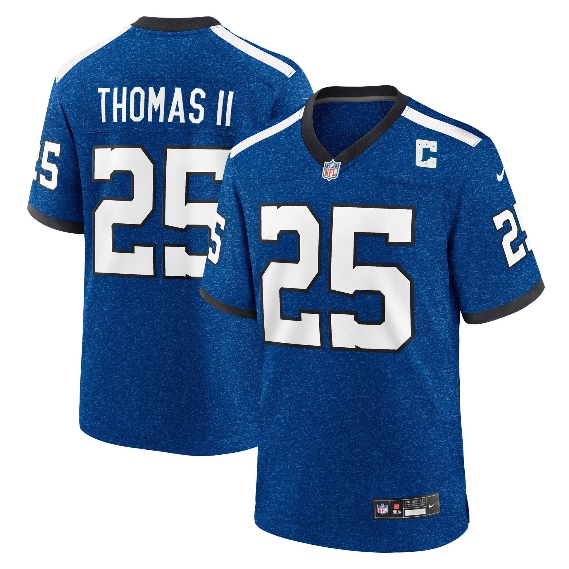 Rodney Thomas II Indianapolis Colts Indiana Nights Alternate Game Jersey - Royal football jersey product view 1