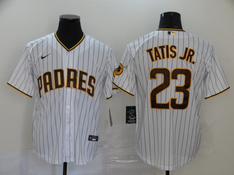 Men's San Diego Padres Fernando Tatis Jr. Stitched White Jersey baseball jersey product view 1