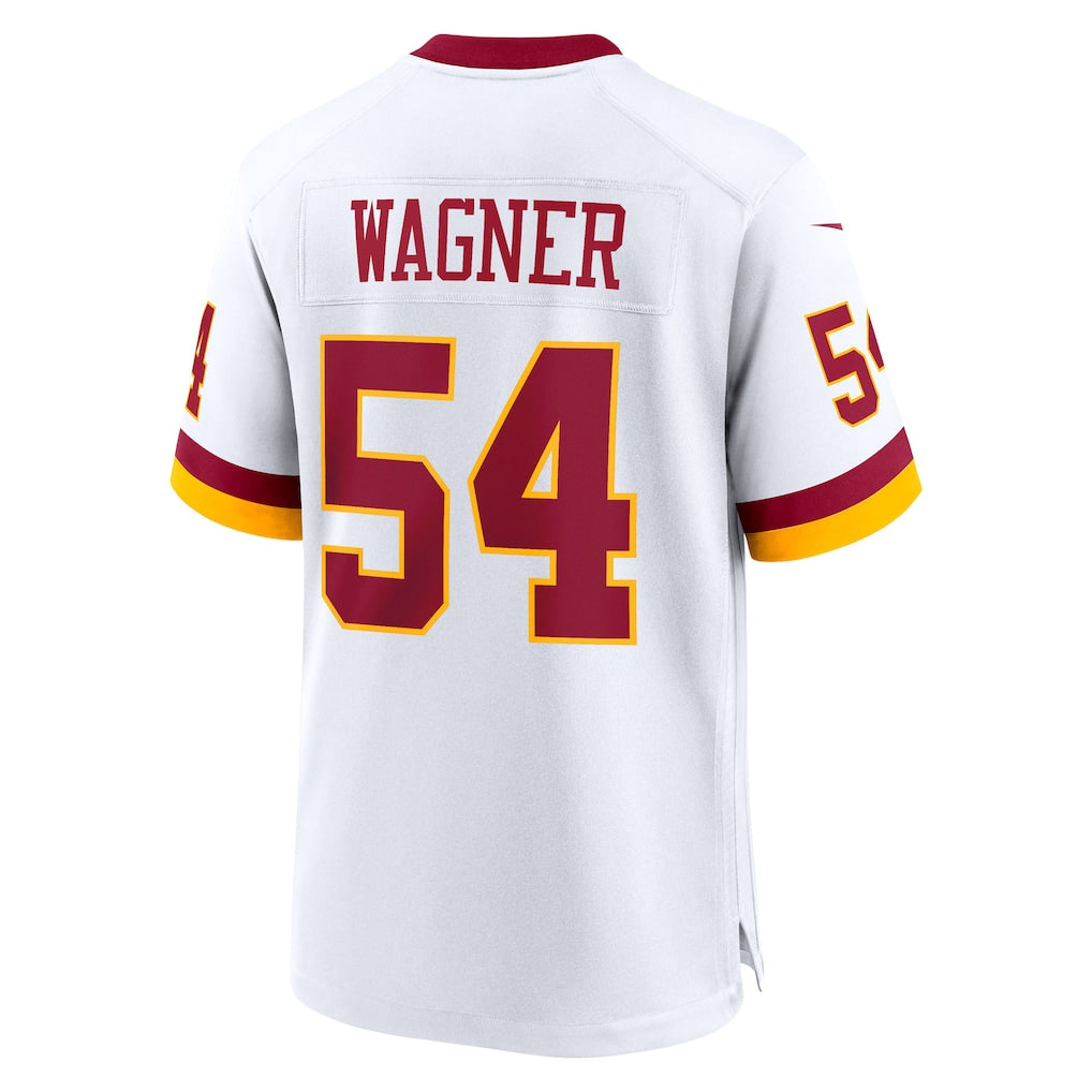 W.Commanders #54 Bobby Wagner White Game Super Bowl Era Jersey football jersey product view 1