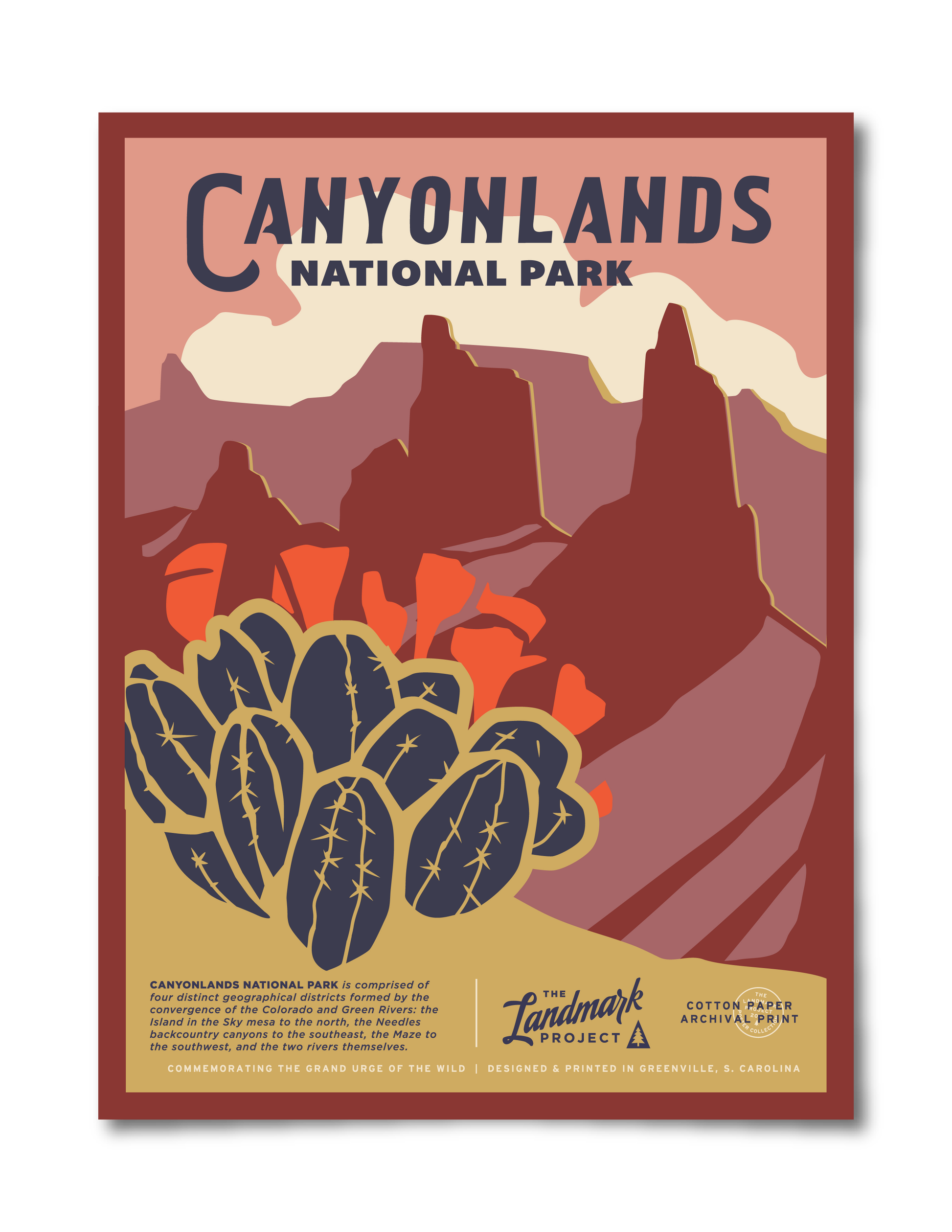 Canyonlands National Park Poster Unisex T-shirt, Sweatshirt, Hoodie, Long Sleeve Tee - T-Shirt, Sweatshirt, Hoodie