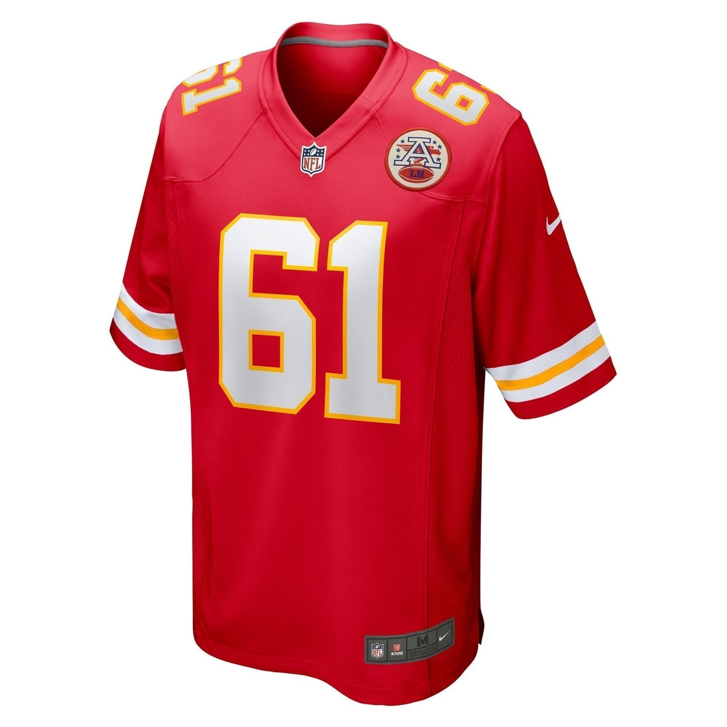 Austin Reiter Kansas City Chiefs Game Jersey - Red football jersey product view 2
