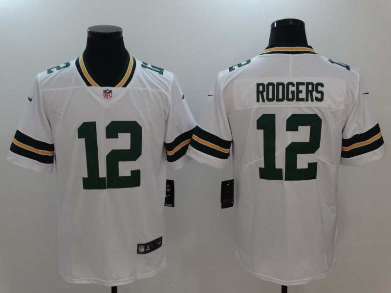 Men's Green Bay Packers Aaron Rodgers Away Game Jersey football jersey product view 1