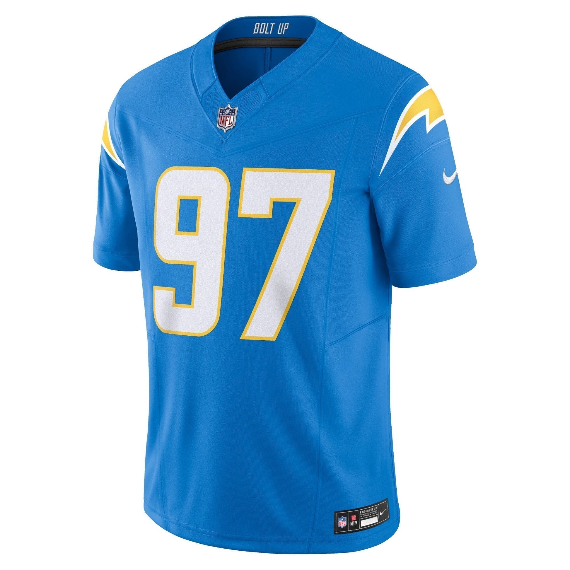 Joey Bosa Los Angeles Chargers Vapor F.U.S.E. Limited Jersey - Powder Blue football jersey product view 2