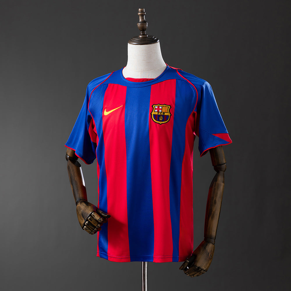 Barcelona 04/05 Home Retro Jersey sports jersey product view 1