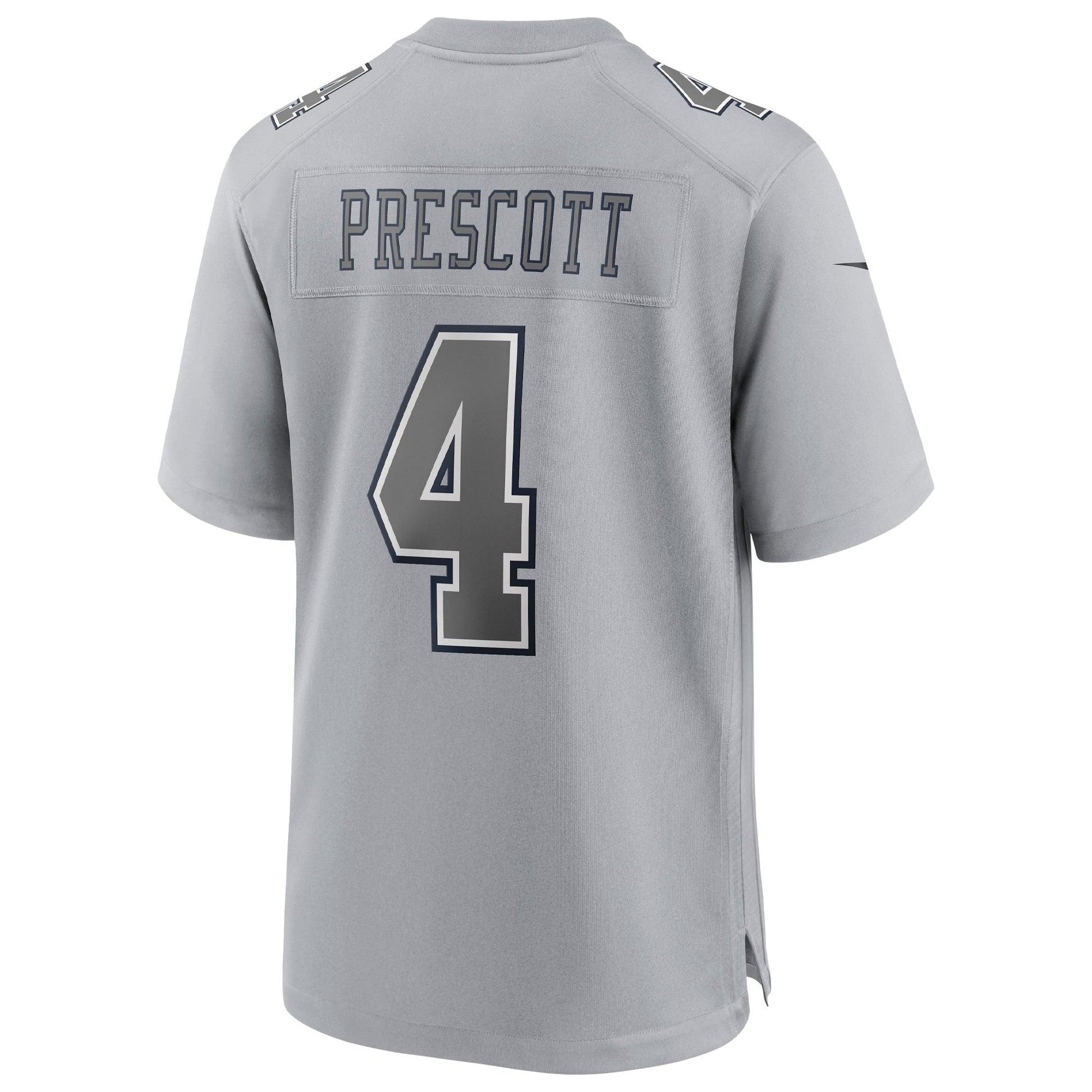 Dak Prescott Dallas Cowboys Atmosphere Fashion Game Jersey - Gray football jersey product view 3