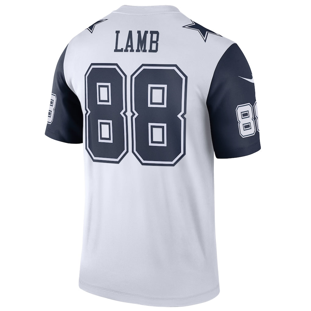 D.Cowboys #88 CeeDee Lamb White Legend Player Performance Top Jersey football jersey product view 1